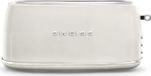 SWEISS Toaster, GRV8, 2 sleuven, 1500 W, beige, vintage design, roestvrij staal, met kruimellade