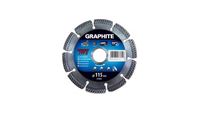 Graphite Graphite diamantschijf 115x22x8,0x2,2mm, segment type x, gelaserd, harde materialen mpa en13236