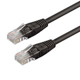 WP WPC-PAT-6U050BL netwerkkabel Zwart 5 m Cat6 U/UTP (UTP)