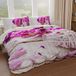 PETTI Artigiani Italiani - Dekbedovertrek voor Frans bed 200 x 200 cm, dekbedovertrek microvezel met digitale print + 1 kussensloop 50 x 80 cm - Made in Italy - Spring
