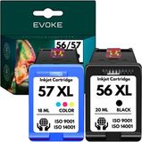 Evoke Inktcartridgeset HP 56 + 57 XL