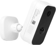 RexTech LedKoning B.V. Slimme buitencamera op wifi en zonne-energie - Smart camera - Met ingebouwde lamp en microfoon - Wit