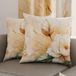PETTI Artigiani Italiani - Paar kussenslopen 40 x 40 cm van microvezel, decoratief kussen voor slaapkamer, bank, woonkamer, set van 2 kussenslopen, bloemenpatroon 154, 100% Made in Italy