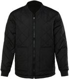 JP 1880 - Heren - Omkeerbare jas collegeblouson collegekraag - Zwart - Maat 7XL