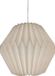 Lampe abat-jour en papier - Lampe abat-jour origami - Créer un éclairage d'ambiance - Pliable et réglable - 30 x 30 x 30 cm - Blanc