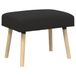 vidaXL - Canapé - Uni - Noir - 60 - x - 40 - x - 45 - cm - Bouclé