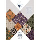 Clairefontaine 95543C - Blok van 20 Vellen met Halloween Motieven 21x29,7cm