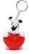 Plastoy Idefix sleutelhanger met rood hart - 6 cm