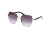 GAFAS Guess GU00108 Dames Zonnebril - Goudkleurig Metaal/RVS Montuur, Vierkant, Grijs Gepolariseerde Lenzen