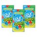 PUR Jumbo SOURZ Gum | Aspartaamvrije kauwgom | Met xylitol | Natuurlijke smaak | Zure blauwe framboos, zure watermeloen, 20 stuks (Pak van 3)