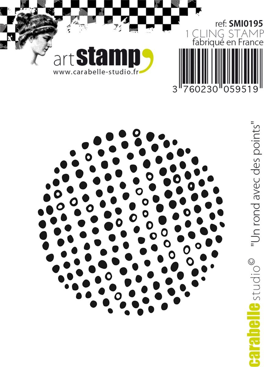 Carabelle Studio Studio Cling Stempel - mini un rond avec des points