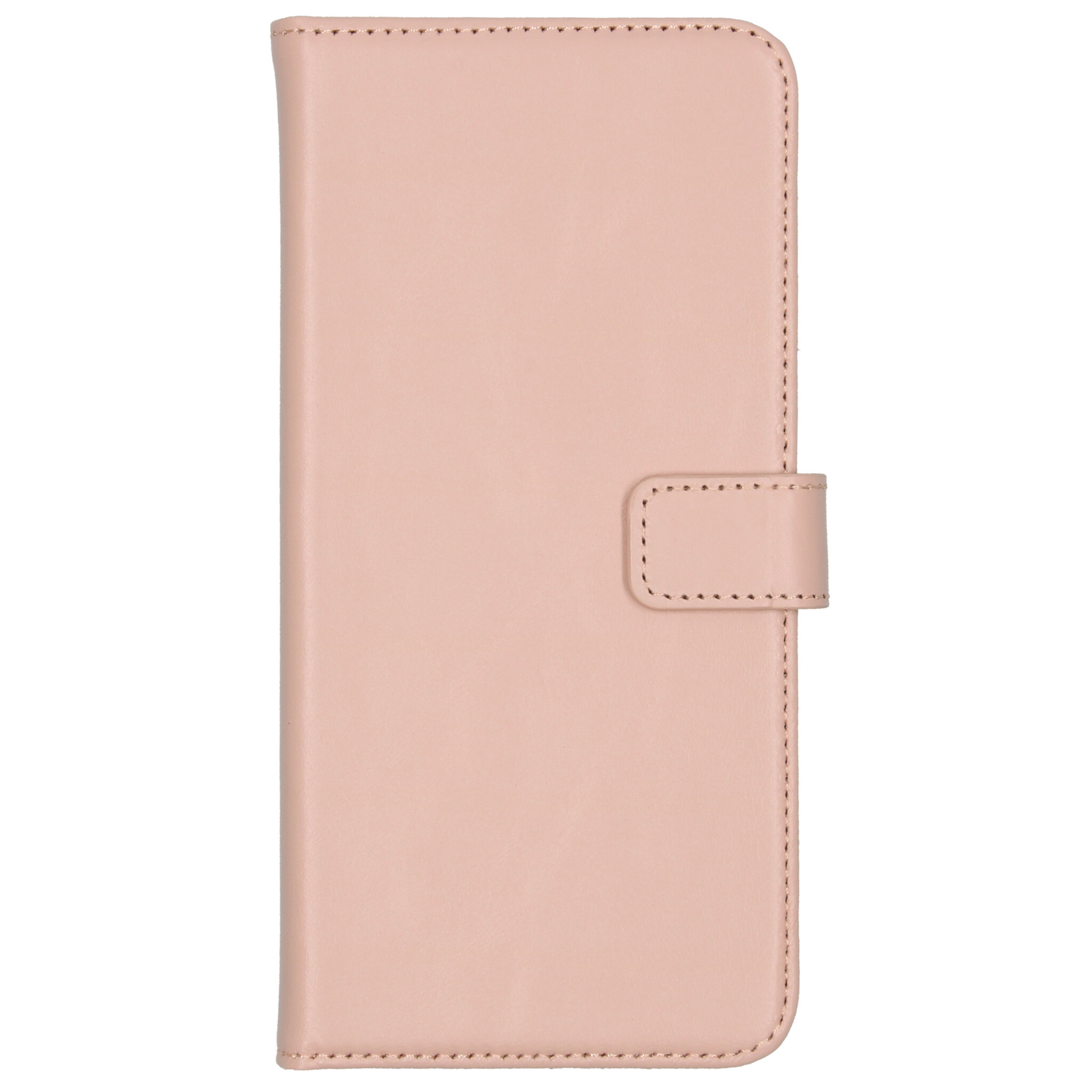 Selencia Echt Lederen Booktype Samsung Galaxy A71 hoesje - Roze