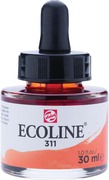 Talens Ecoline waterverf flacon van 30 ml vermiljoen