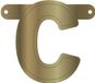 Folat Slingerletter C 12,5 X 11 Cm Karton Goud