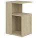 VidaXL Bijzettafel 36x30x56 cm Sonoma Eiken