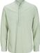 JACK&JONES JJBREEZE HALF PLACKET SHIRT LS Hommes Chemises Vert L Coupe ajustée Manches longues Coton Lin