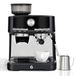 Garvee Halfautomatische espressomachine, 15 bar, ingebouwde molen met 30 standen, melkopschuimer, 58 mm filterhouder, 1,5 l tank, gemakkelijk te reinigen.