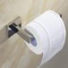 Merkloos Porte-rouleau de papier toilette - Acier/Chrome/Inox - 16 x 5.5 x 7.5 cm