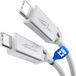 KabelDirekt – USB-C Kabel Alles-in-één – 0,3m, wit, 20Gbit/s, 240W