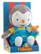 Jemini T'choupi pluche dier met beer +/- 30 cm, meerkleurig