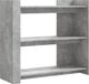 vidaXL Wandtafel - 100x35x90 cm - Hout - Betongrijs - Modern