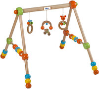 Bieco hoogteverstelbare houten baby gym