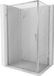Mexen Exo cabine de douche coulissante 145 x 85 cm, transparent, chrome