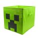 HOX Kids Minecraft Creeper Opvouwbare Opbergdozen met handgrepen