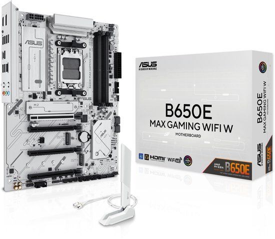 Asus B650E MAX Gaming - Moederbord - WiFi 6E - AM5 - DDR5