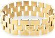Calvin Klein CJ35000244 Dames Armband - Schakelarmband - Staal - Goudkleurig - 24 mm breed