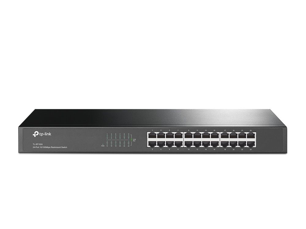 TP-Link TL-SF1024 - 24-poorts Fast Ethernet Unmanaged Switch - Zwart