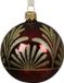 Decoris Kerstballen glas d8 cm ossenbloed U
