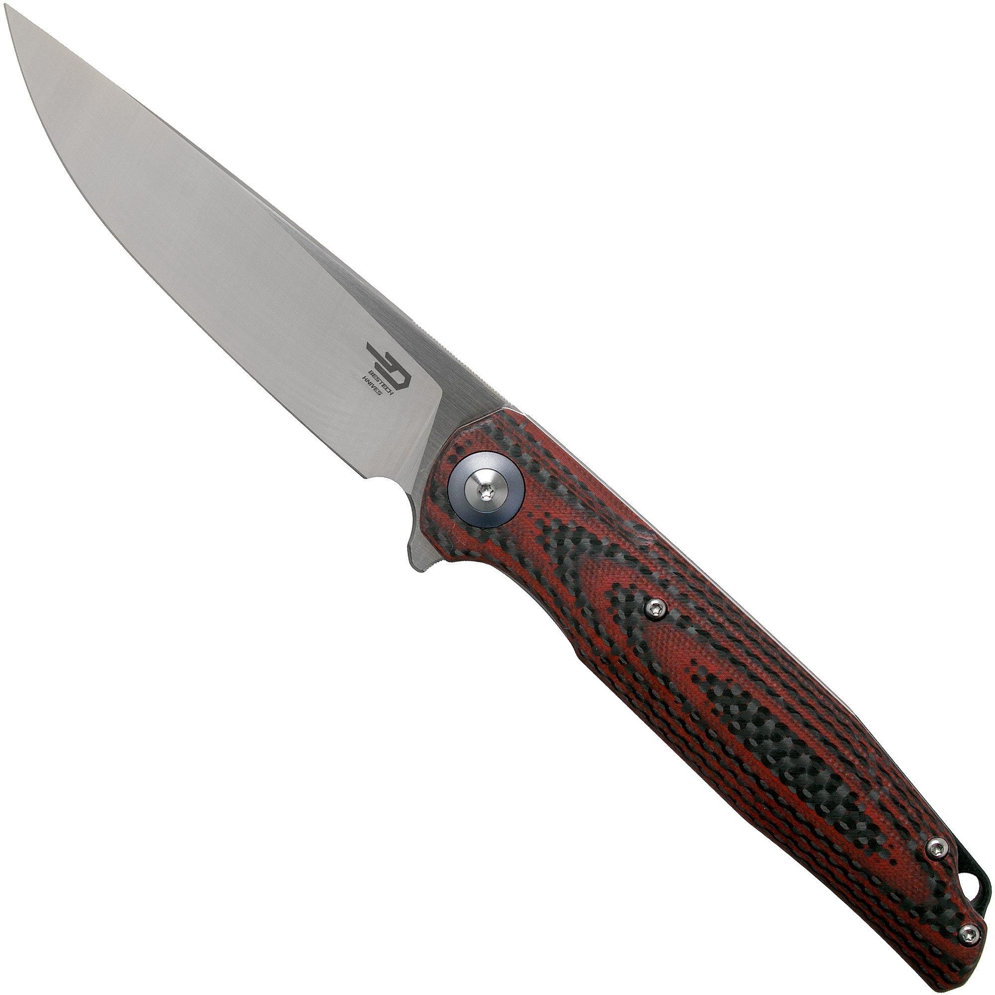 Bestech Bestech Ascot Red G10 & Carbonfiber BG19F zakmes