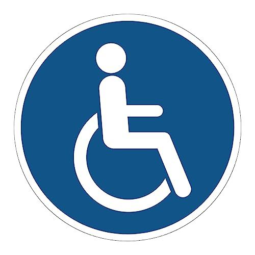 Ambiance Sticker Sticker - Verplichting - ISO7010 - Zelfklevend - Rond - 20 cm