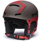 Briko, Helmet Unisex Volwassenen, Matt Dorado Brown-Monza Red, S