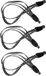 OEM HORCONDORM S.R.L. Bagageriemen voor motorfiets, elastische riemen met haken, elastisch, multifunctioneel, voor bagage en helm, geschikt voor het bevestigen van grote bagage, fietsen, motorfietsen, Veelkleurig, Nylon, 3 stuk(s)
