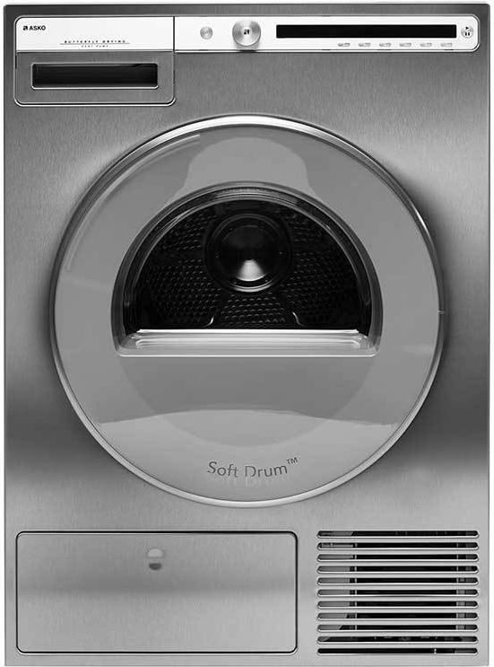Asko Logic T408HD.S Warmtepompdroger - RVS - 8 kg - A+++