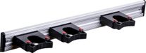Toolflex Tuingereedschaphouder - 3 klemmen op rail - voor stelen - opbergsysteem