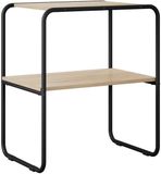 vidaXL Wandtafel Sonoma Eiken 60 x 42,5 x 70 cm Bewerkt hout