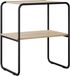 vidaXL Wandtafel Sonoma Eiken 60 x 42,5 x 70 cm Bewerkt hout