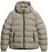 Superdry - Sportieve Capuchon Pufferjas - Heren - Licht Kaki Groen - Maat L