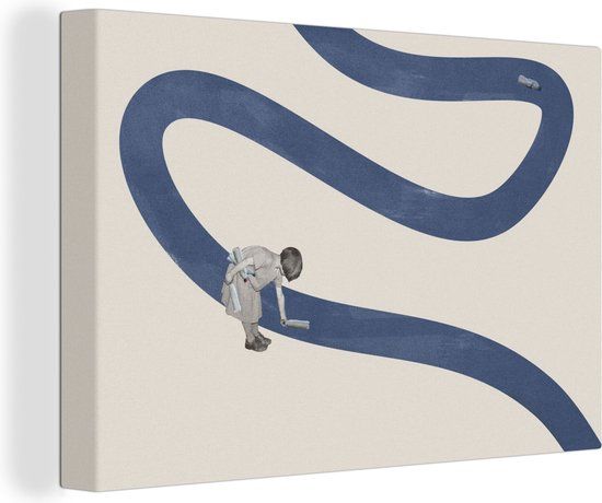 OneMillionCanvasses Canvas Print - Abstract - 30x20 cm - Modern Wall Art
