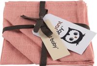 Briljant Baby Monddoekjes Hydrofiel Uni Roze 3st