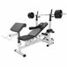 Gorilla Sports Banc universelle + set haltères de 40 kg
