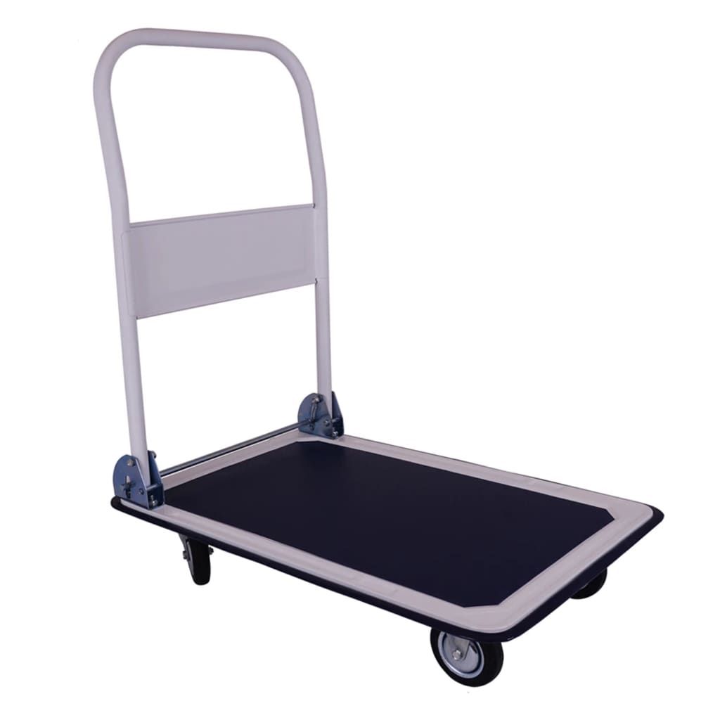 Magazijnwagen 150kg belastbaar opklapbaar | Transportwagen | Plateauwagen