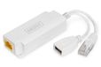 Digitus DN-95208 Power over Ethernet (PoE) splitter Blanc