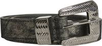 VILA VISANSA LEATHER JEANS BELT/EF Dames Riemen Groen Leer