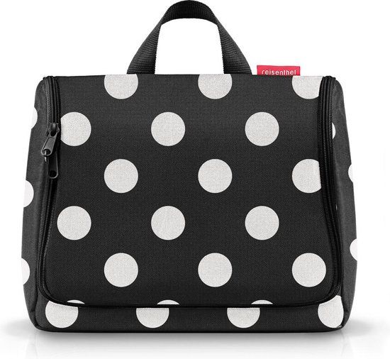 Reisenthel Toiletbag XL - Dots Wit - 4L - Ophangbaar