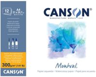 Canson Montval Bloc de aquarelle A6 300 g/m² 50 feuilles
