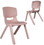 Van der Meulen Kinderstoeltje Plastic Pastel Roze